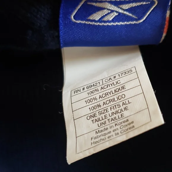 NFL Reebok Denver Broncos Knit Beanie Navy Blue Big Kids Boys Unisex OS - Picture 8 of 10